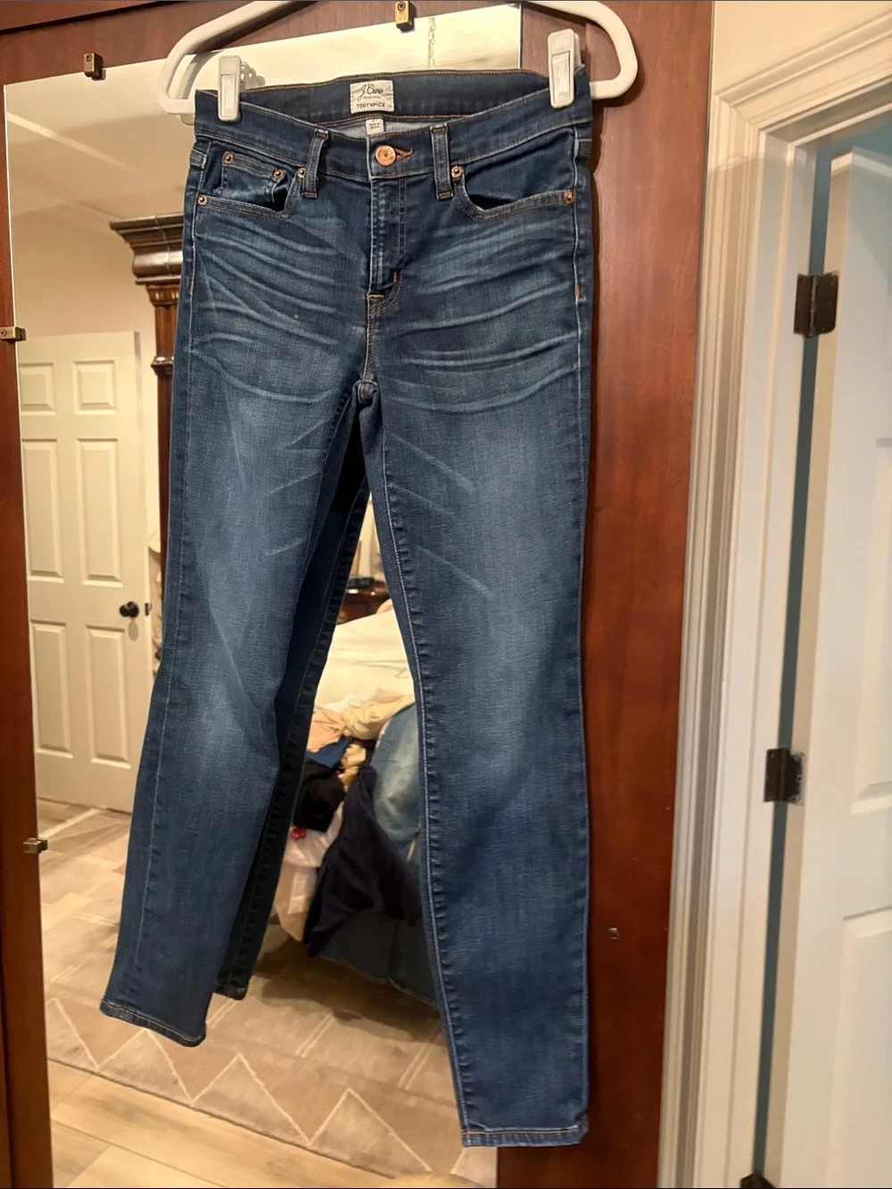 J Crew Women’s Dark Blue Slim Jeans
